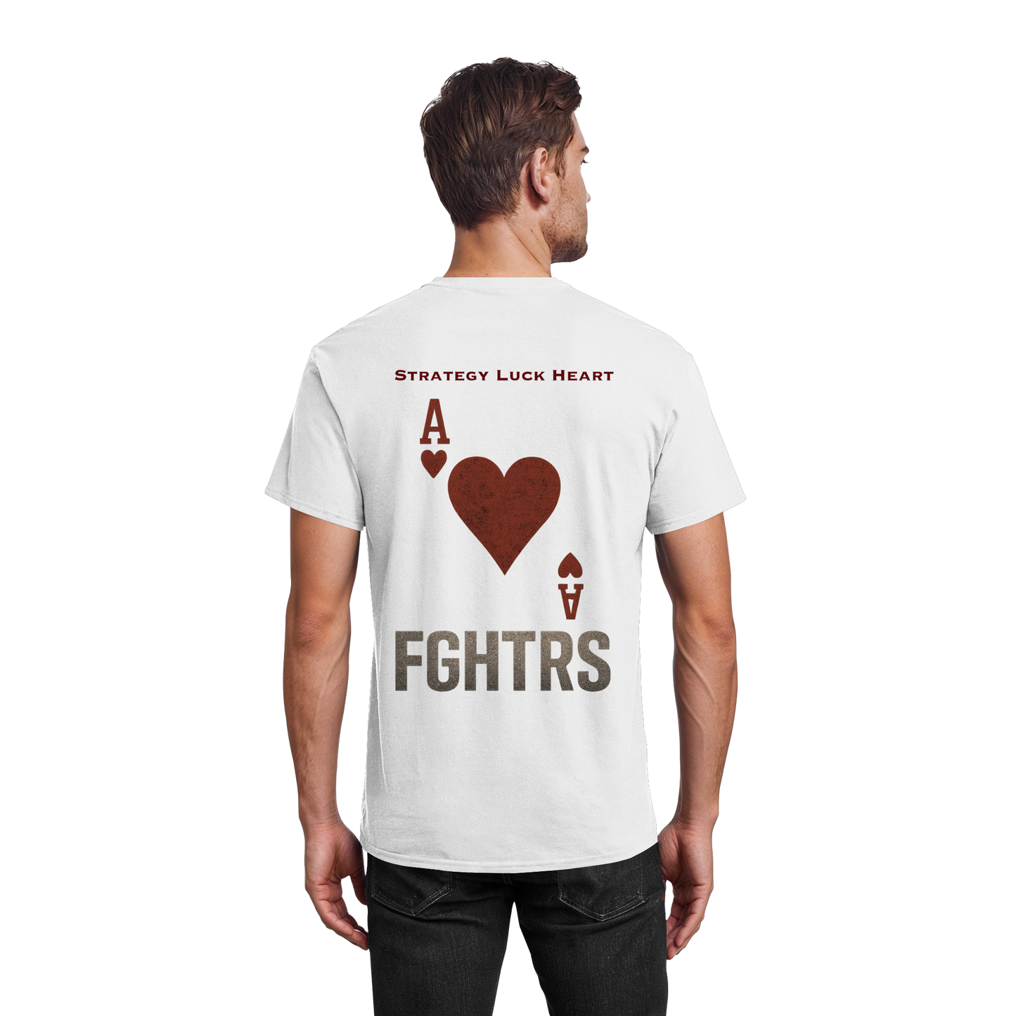 Herz Ass FGHTRS - Heavy Cotton T-Shirt