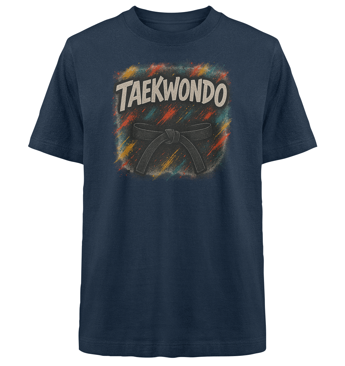 TAEKWONDO BLACKBELT - Heavy Oversized Organic Shirt