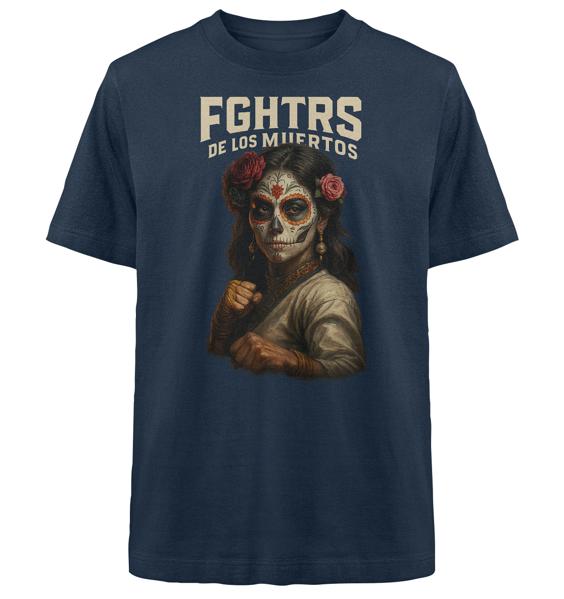 FGHTRS DE LOS MUERTOS - Heavy Oversized Organic Shirt