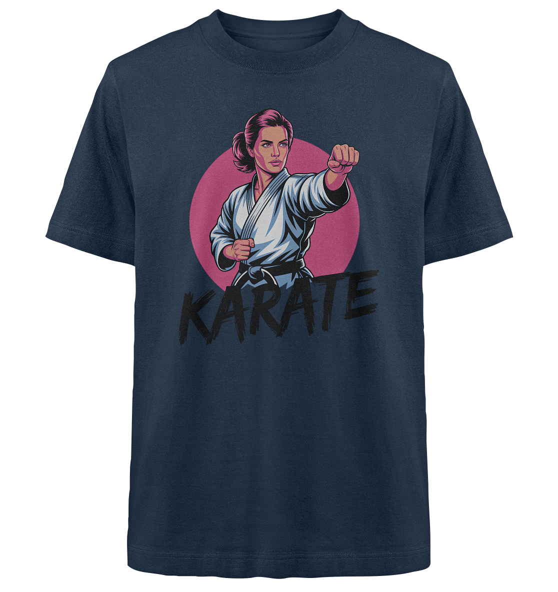 Karate Female Power - Heavy Oversized Organic Shirt