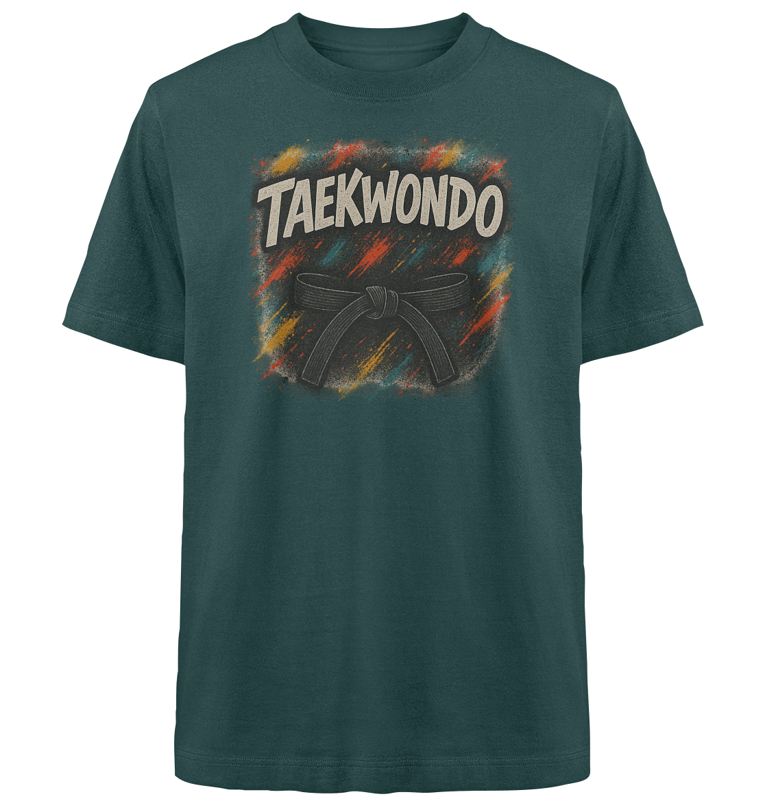 TAEKWONDO BLACKBELT - Heavy Oversized Organic Shirt