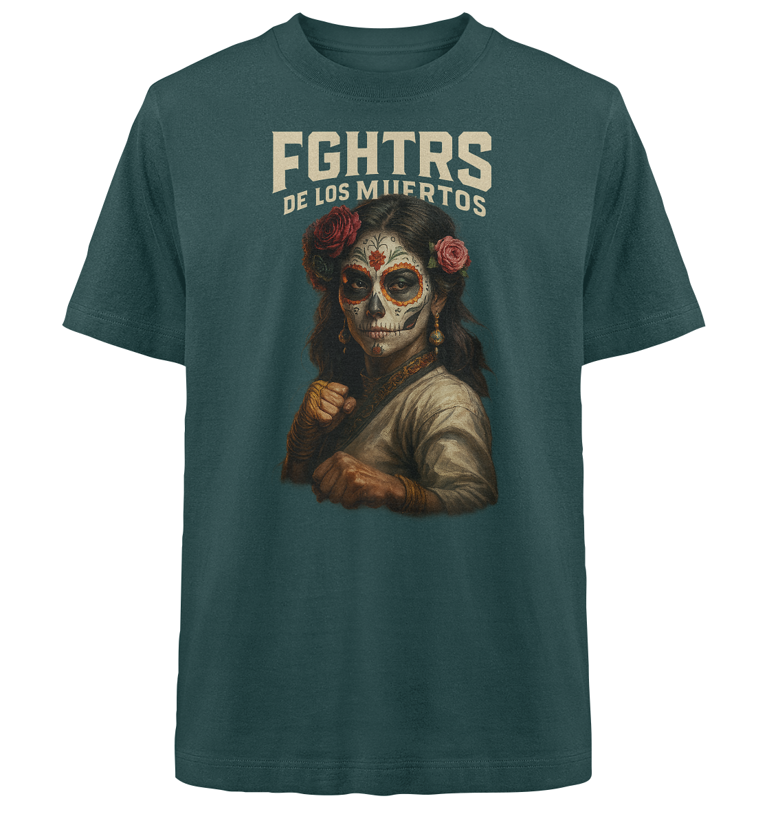 FGHTRS DE LOS MUERTOS - Heavy Oversized Organic Shirt