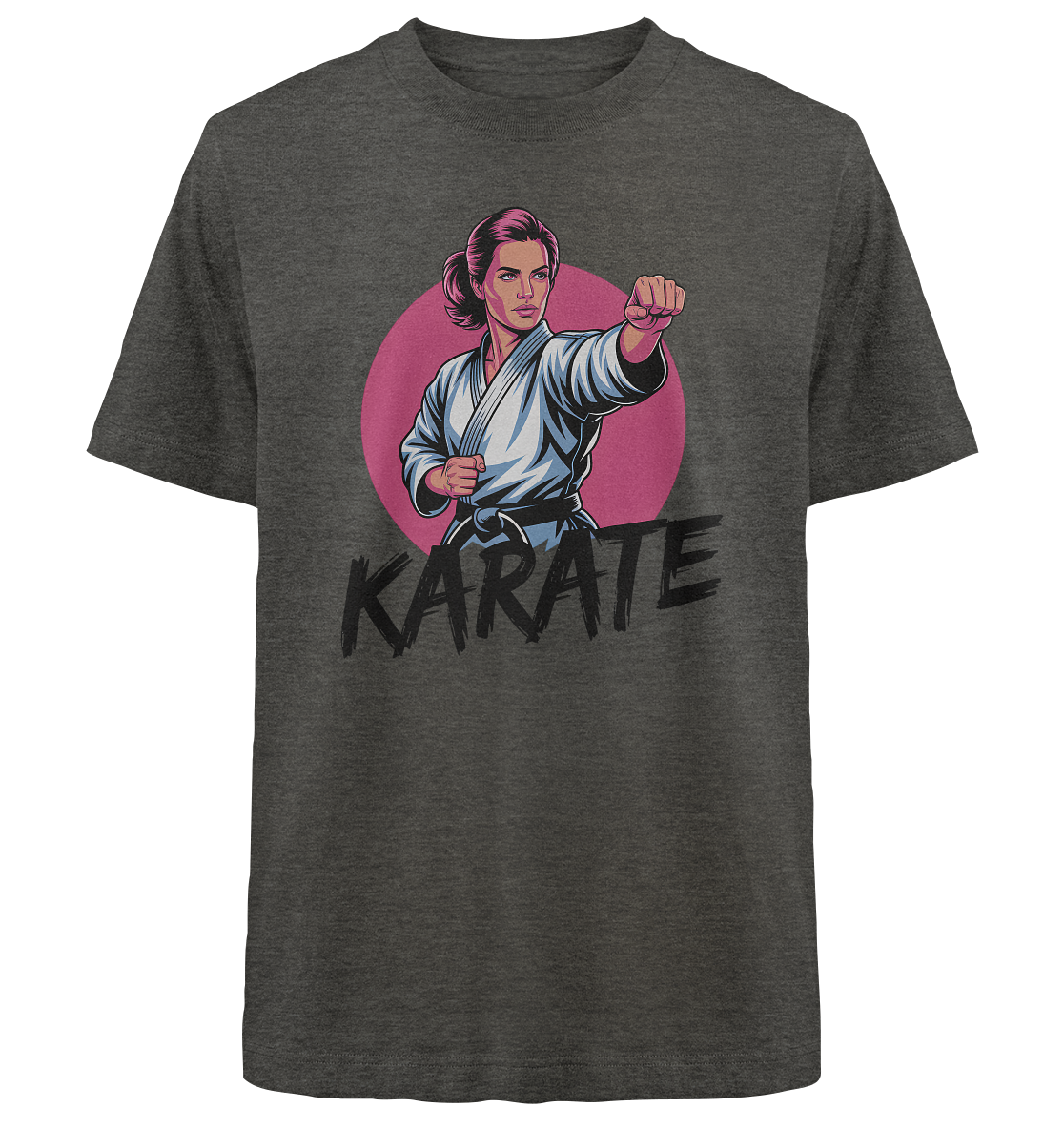 Karate Female Power - Heavy Oversized Organic Shirt