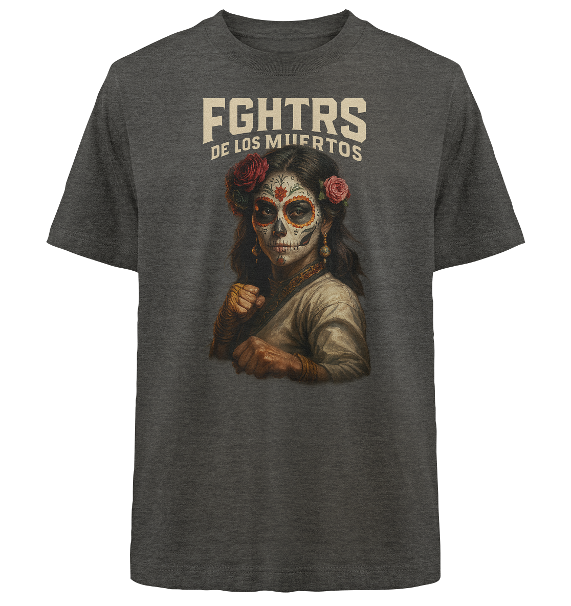 FGHTRS DE LOS MUERTOS - Heavy Oversized Organic Shirt