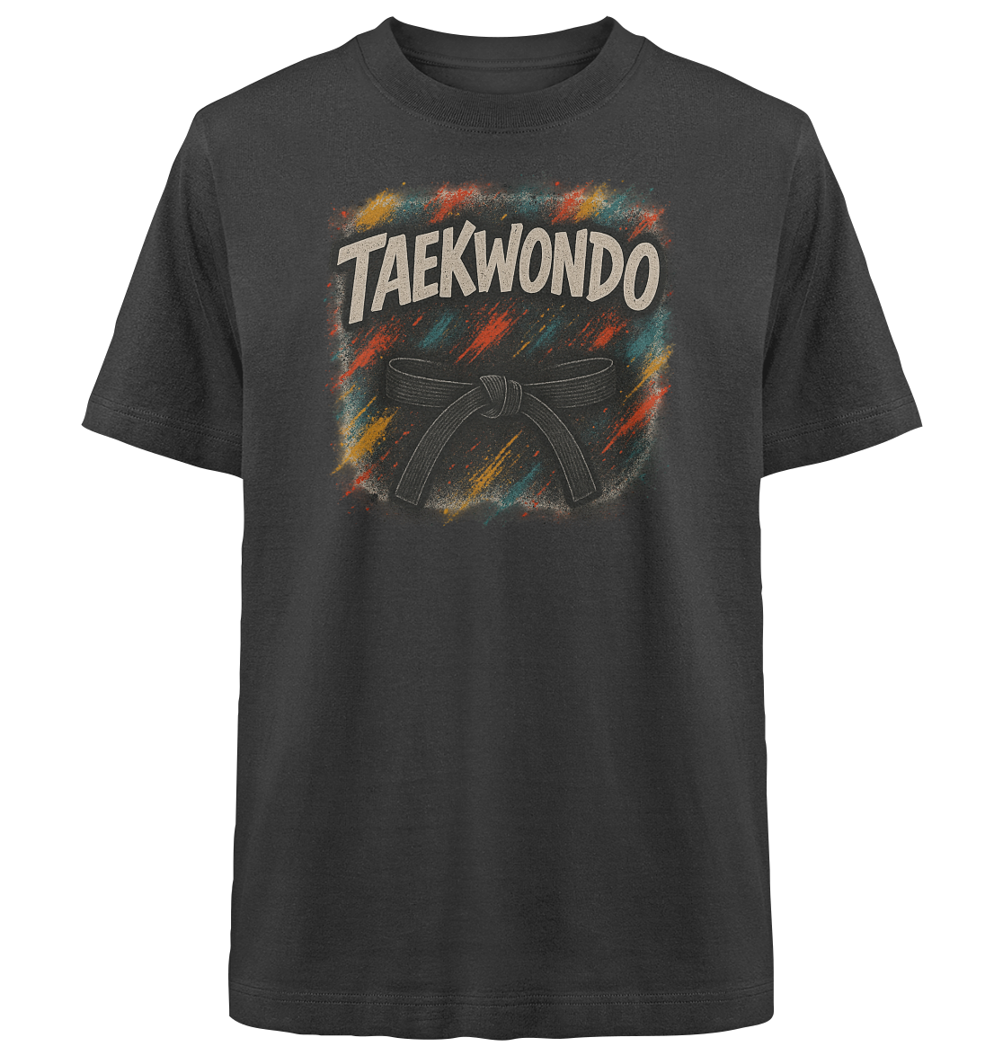 TAEKWONDO BLACKBELT - Heavy Oversized Organic Shirt