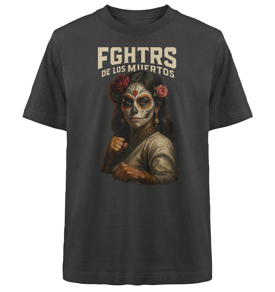 FGHTRS DE LOS MUERTOS - Heavy Oversized Organic Shirt