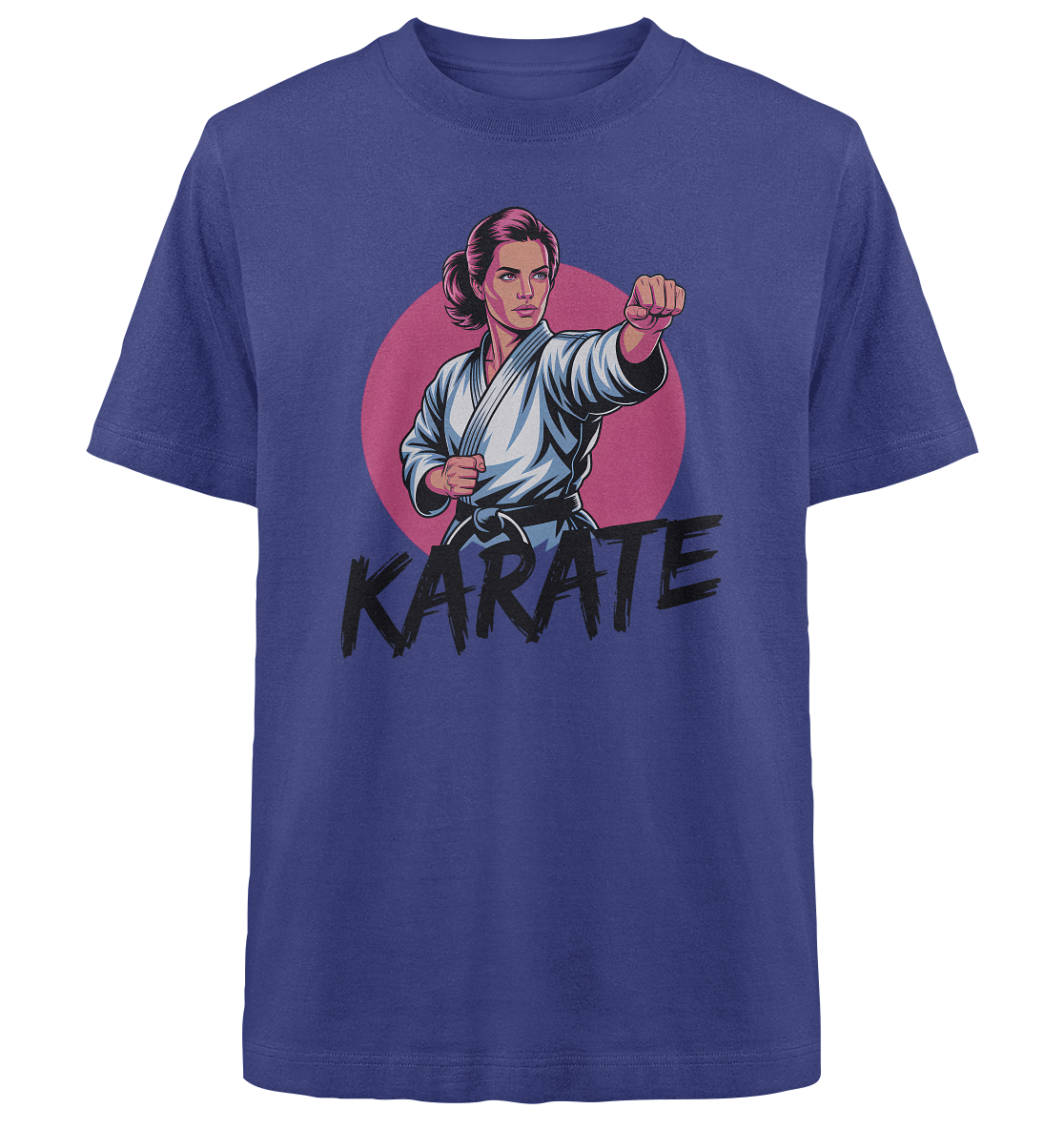Karate Female Power - Heavy Oversized Organic Shirt