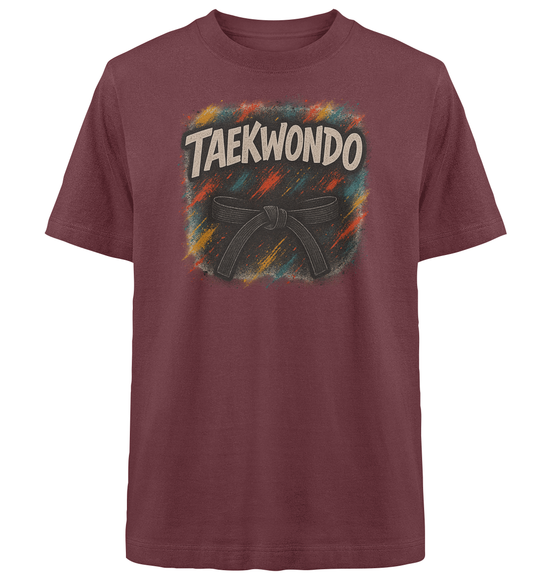 TAEKWONDO BLACKBELT - Heavy Oversized Organic Shirt