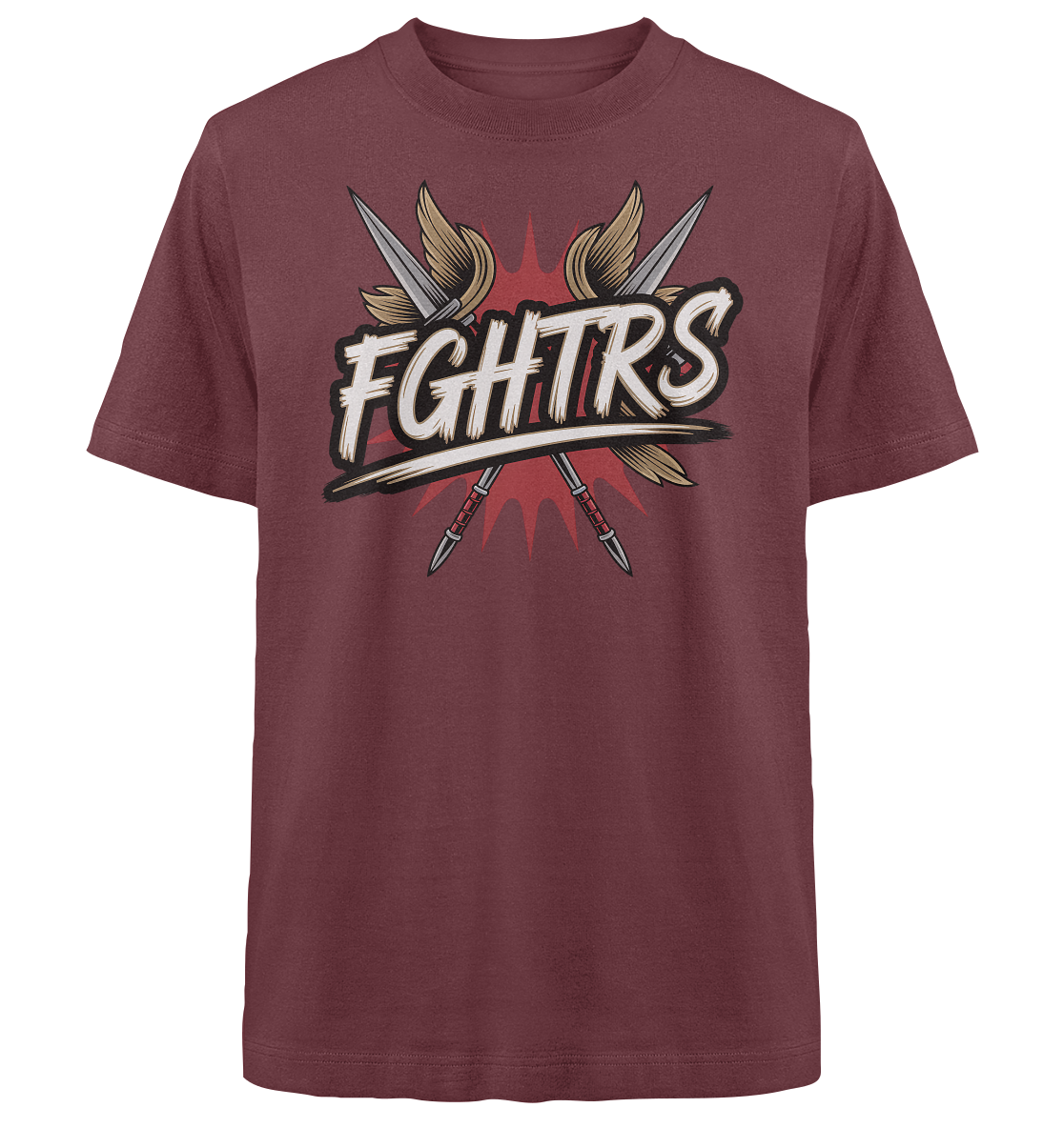 FGHTRS Gladiator Style - Heavy Oversized Organic Shirt