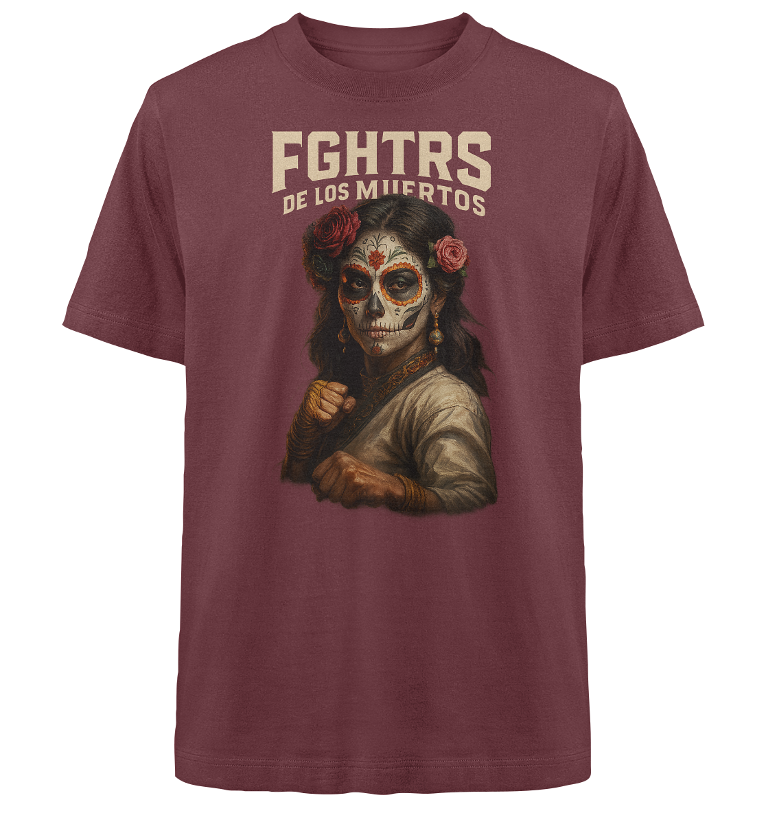 FGHTRS DE LOS MUERTOS - Heavy Oversized Organic Shirt