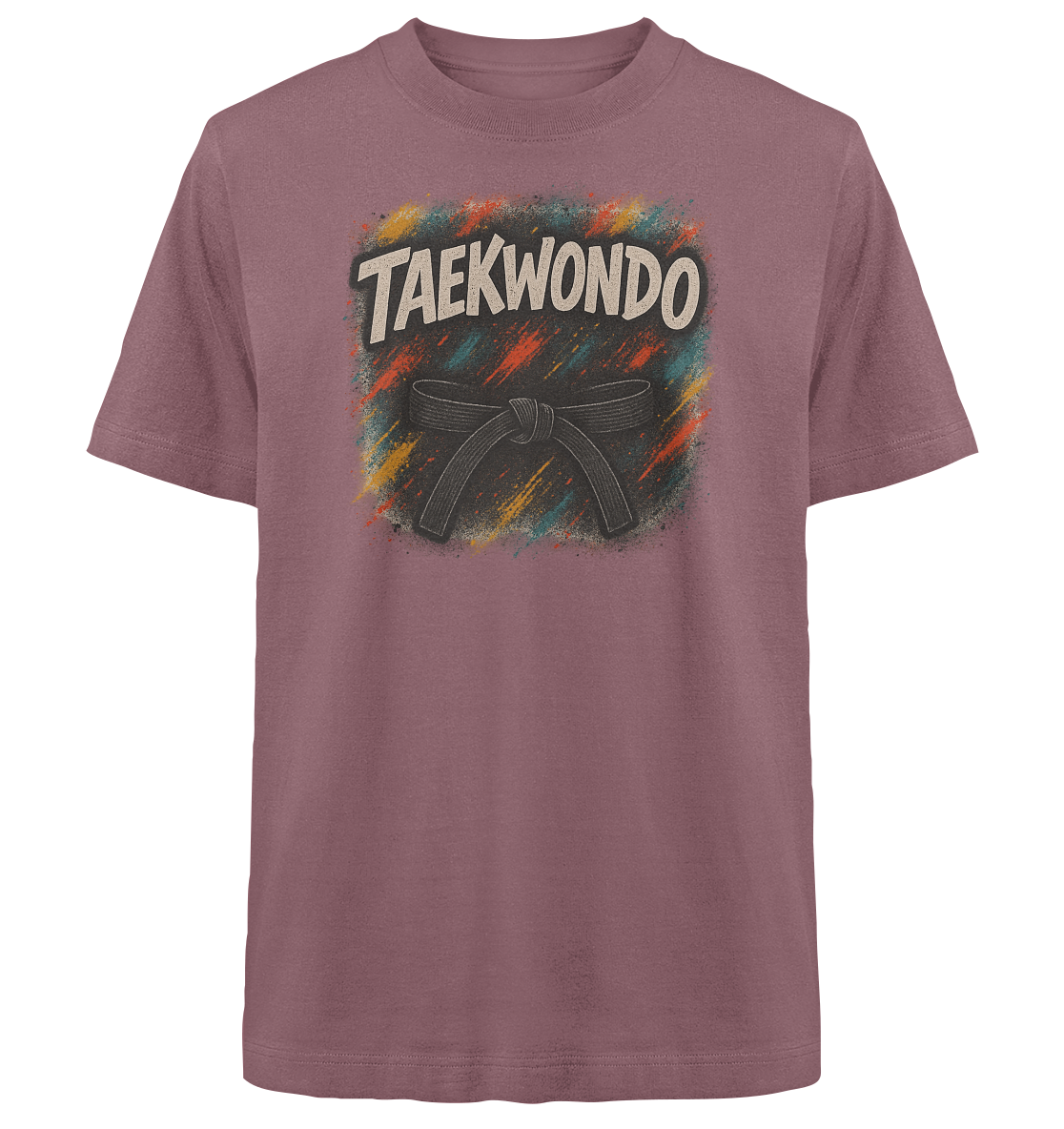 TAEKWONDO BLACKBELT - Heavy Oversized Organic Shirt