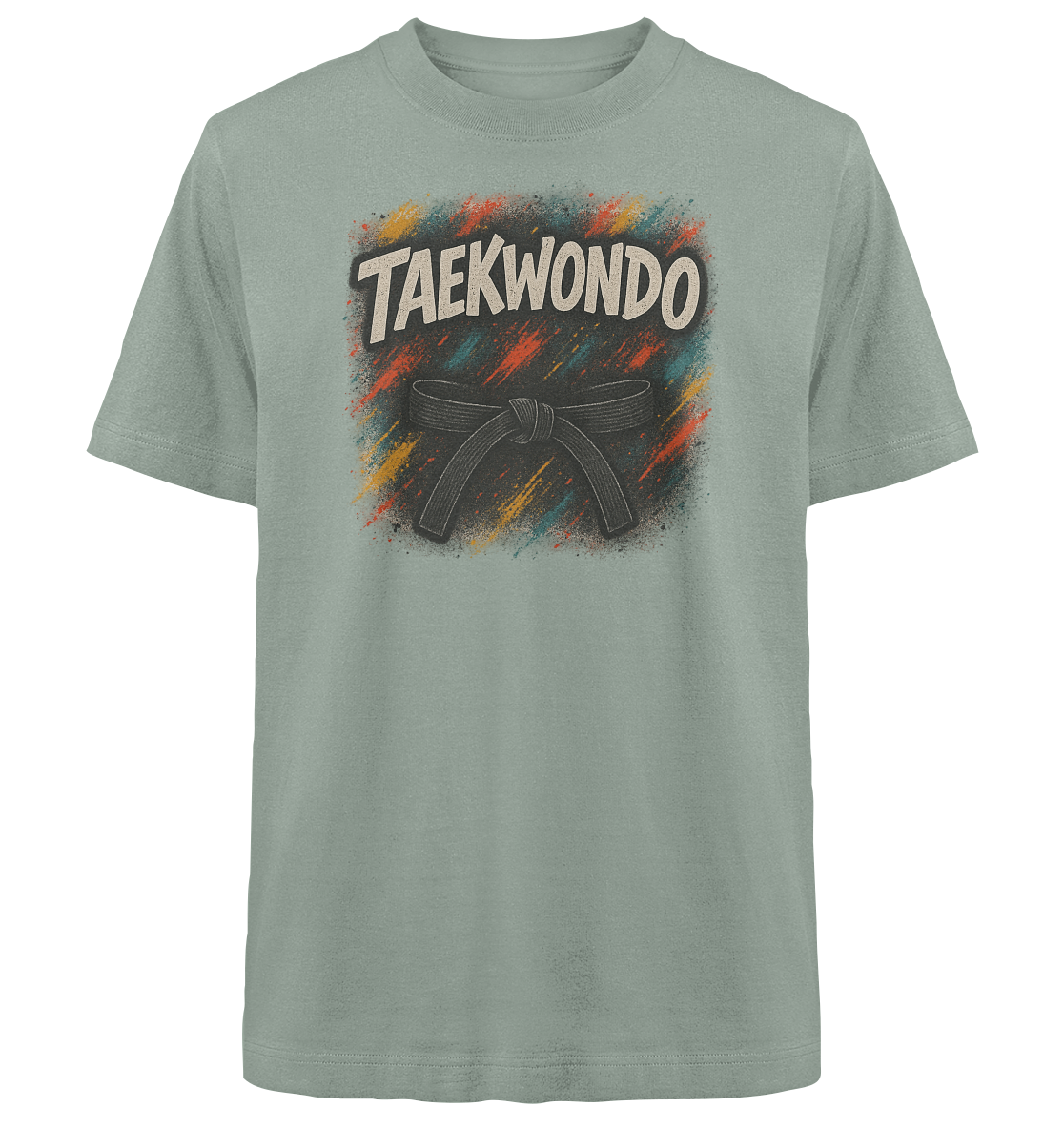 TAEKWONDO BLACKBELT - Heavy Oversized Organic Shirt