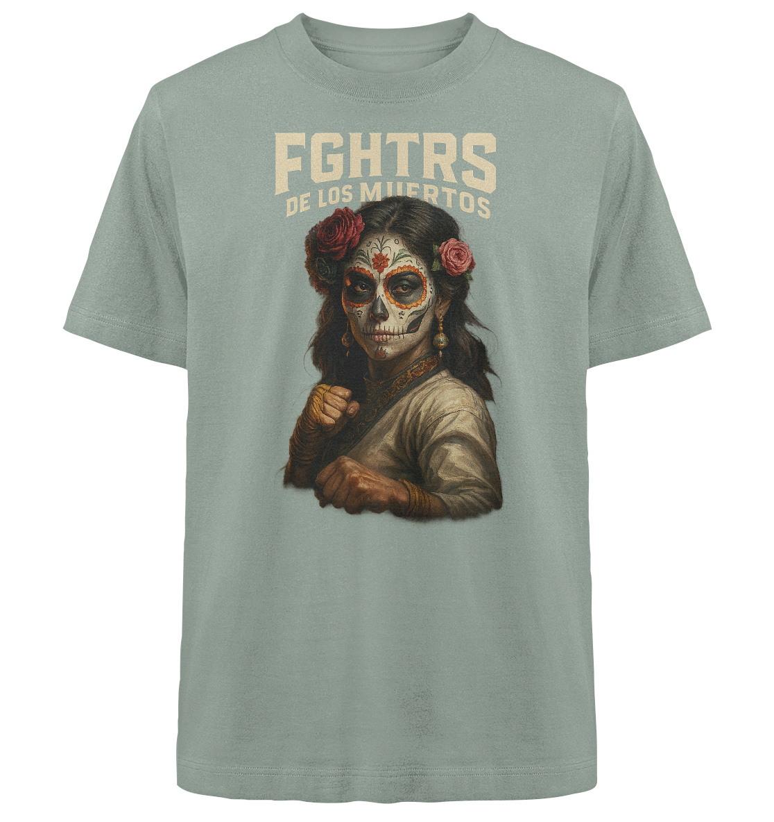 FGHTRS DE LOS MUERTOS - Heavy Oversized Organic Shirt