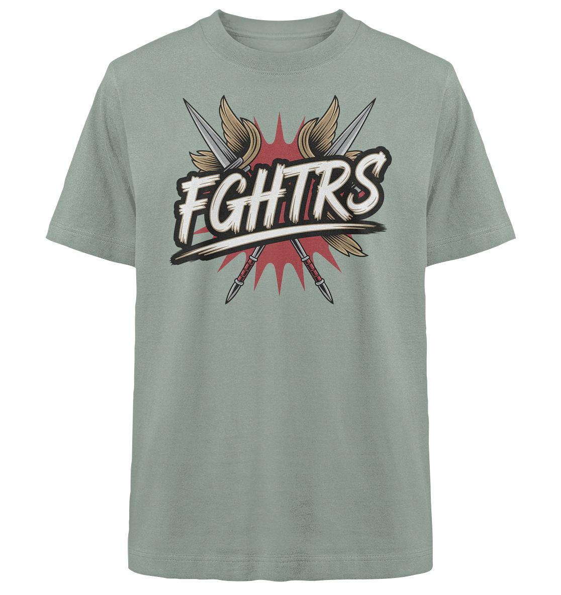 FGHTRS Gladiator Style - Heavy Oversized Organic Shirt