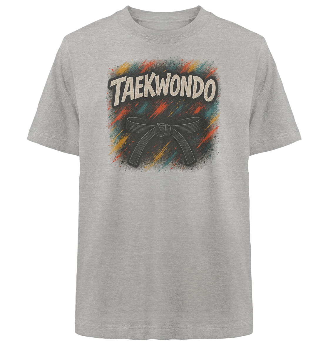 TAEKWONDO BLACKBELT - Heavy Oversized Organic Shirt
