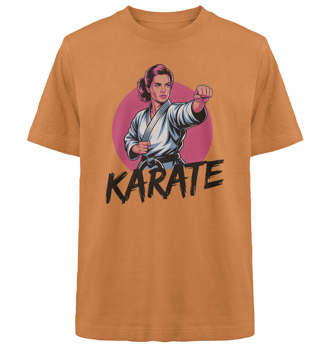 Karate Female Power - Heavy Oversized Organic Shirt