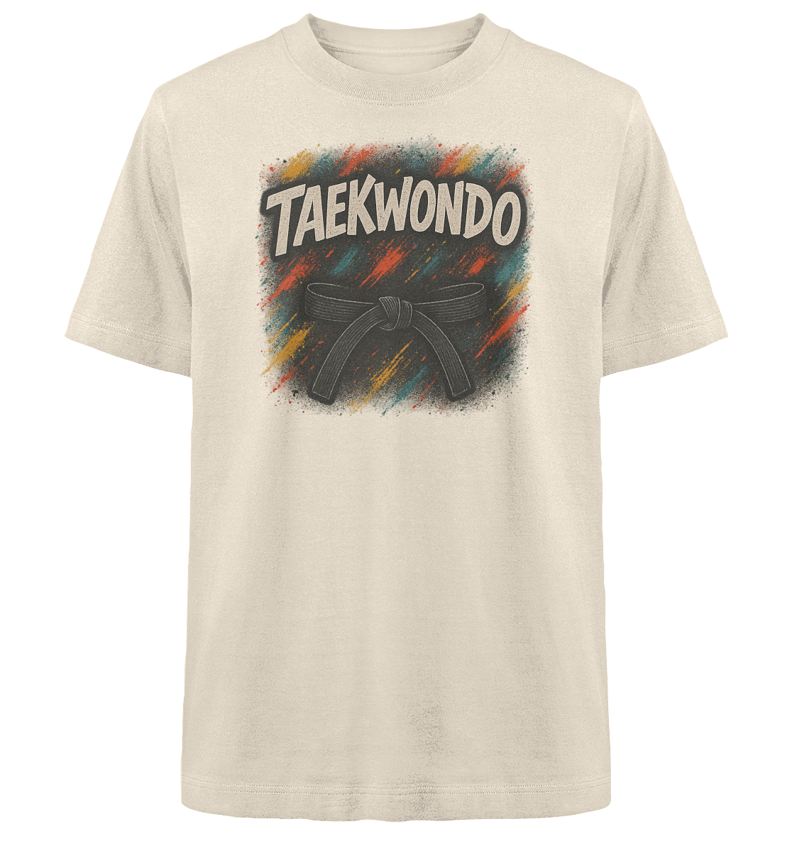 TAEKWONDO BLACKBELT - Heavy Oversized Organic Shirt