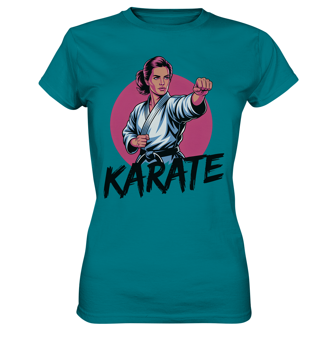 Karate Female Power - Ladies Premium Shirt