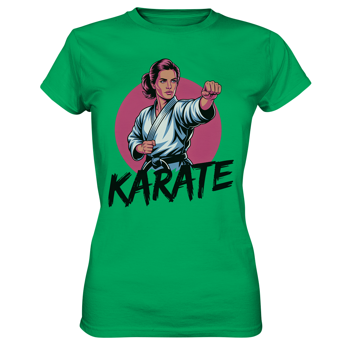 Karate Female Power - Ladies Premium Shirt