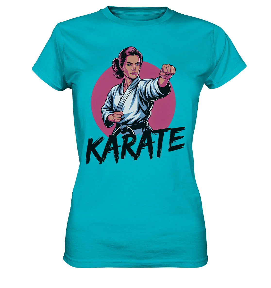 Karate Female Power - Ladies Premium Shirt