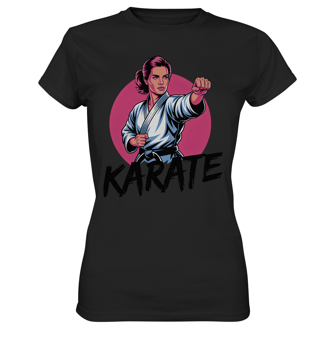 Karate Female Power - Ladies Premium Shirt