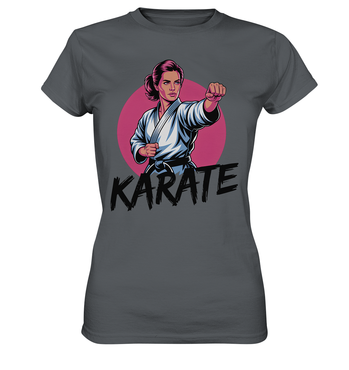 Karate Female Power - Ladies Premium Shirt