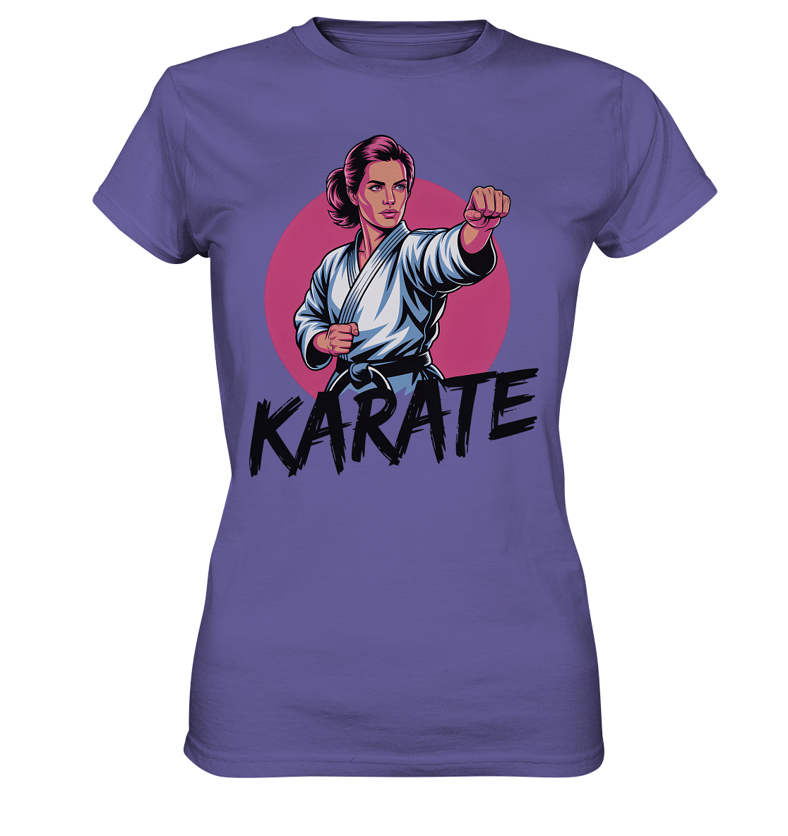 Karate Female Power - Ladies Premium Shirt