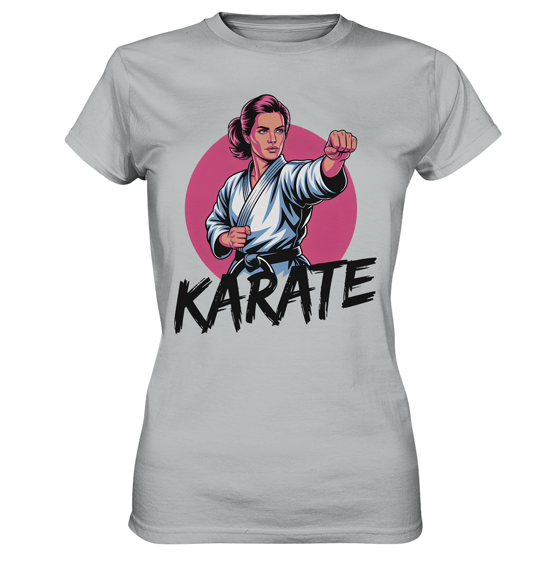 Karate Female Power - Ladies Premium Shirt