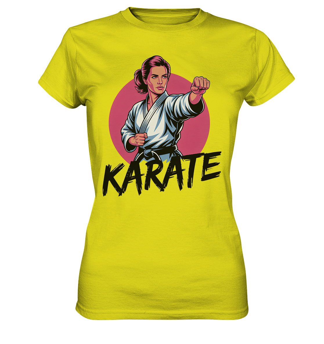 Karate Female Power - Ladies Premium Shirt