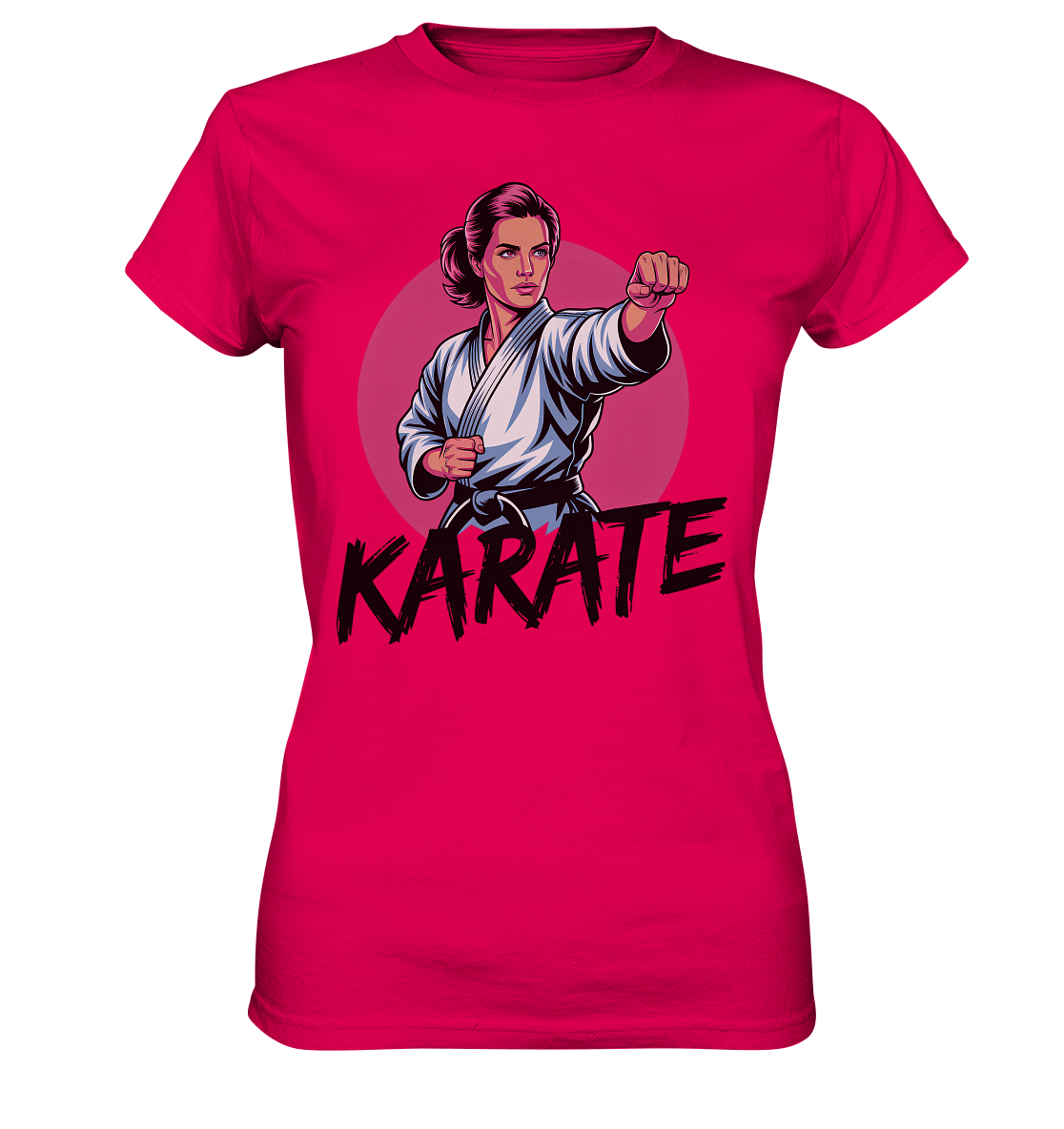 Karate Female Power - Ladies Premium Shirt