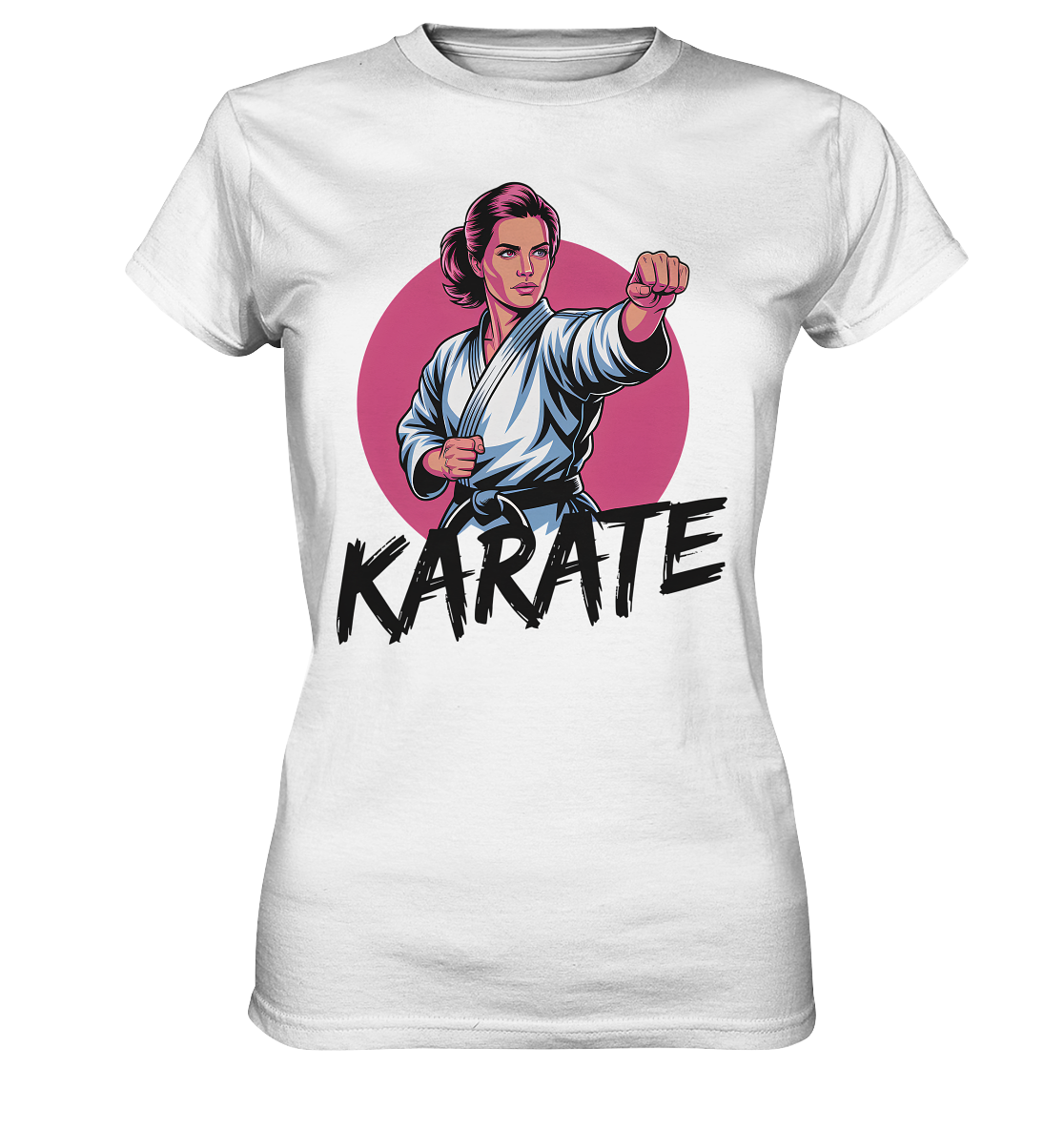 Karate Female Power - Ladies Premium Shirt