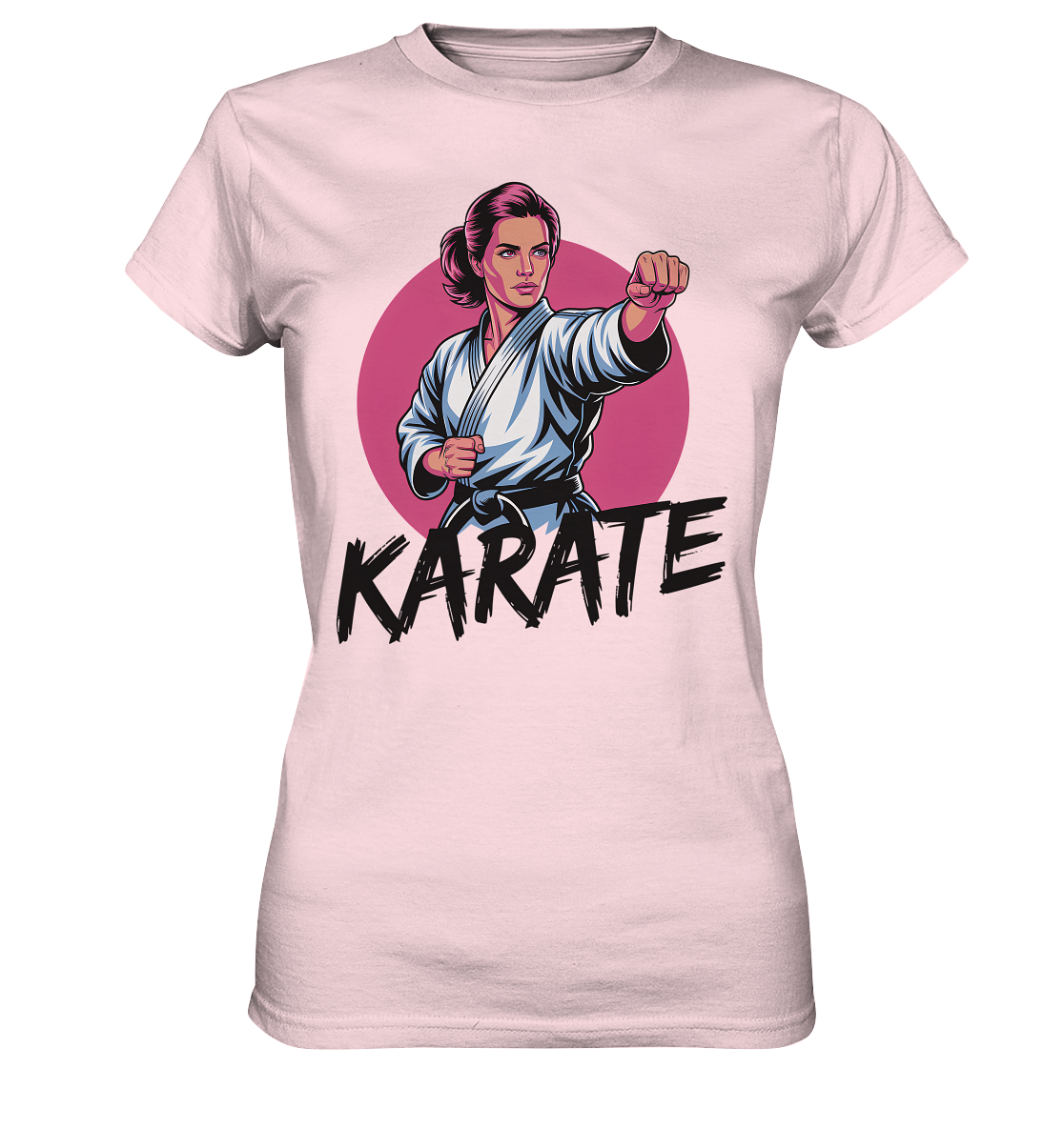 Karate Female Power - Ladies Premium Shirt