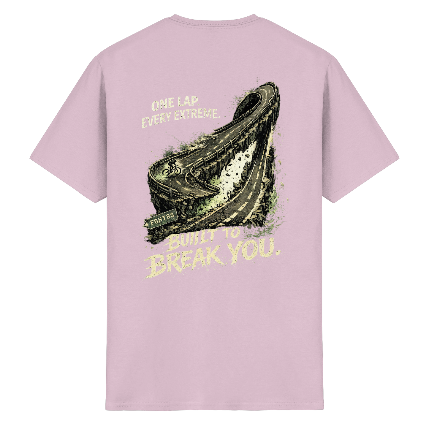 FGHTRS One Lap. Every Extreme. – Endurance Rennrad - Heavy Cotton T-Shirt