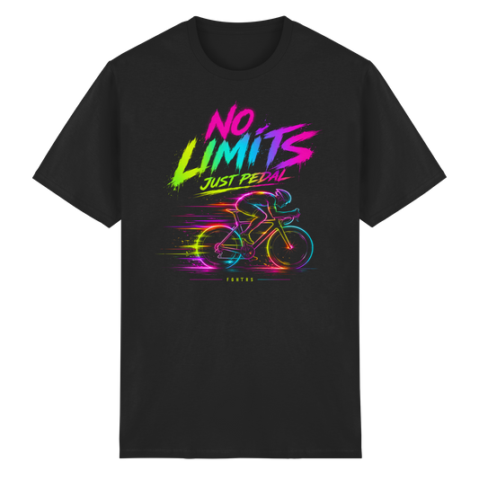 No Limits Just Pedal Bike Shirt - Heavy Cotton T-Shirt