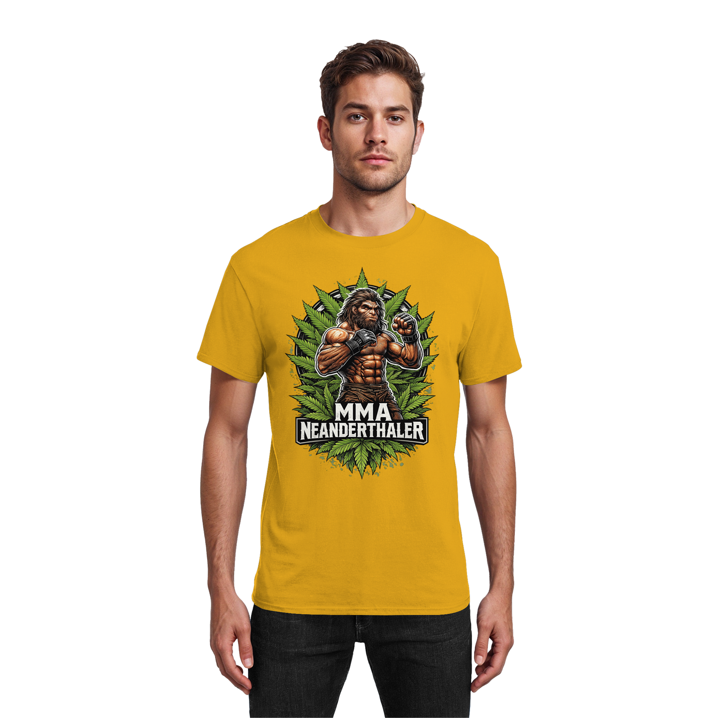 Neanderthaler MMA - Heavy Cotton T-Shirt