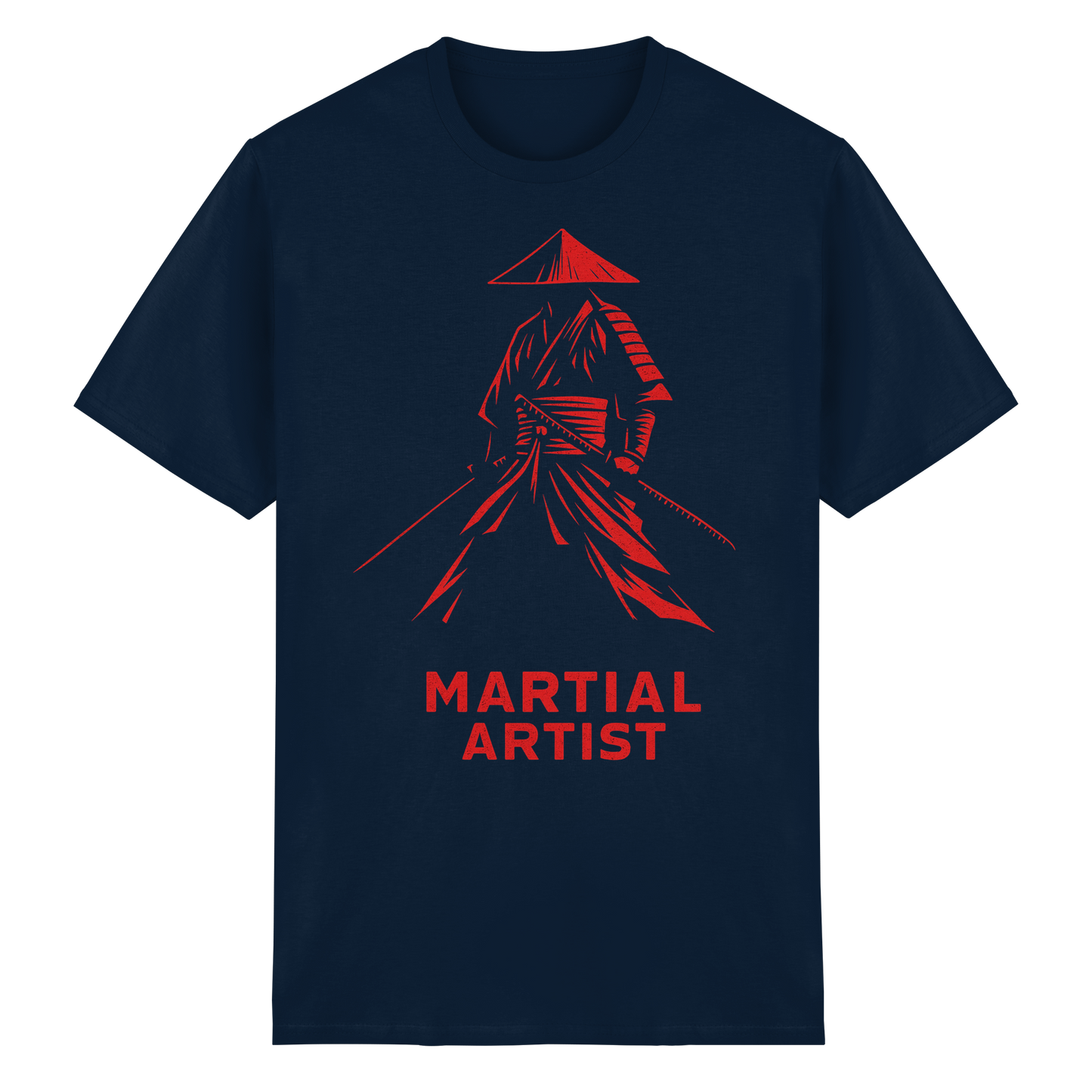 Martial Artist Samurai - Heavy Cotton T-Shirt