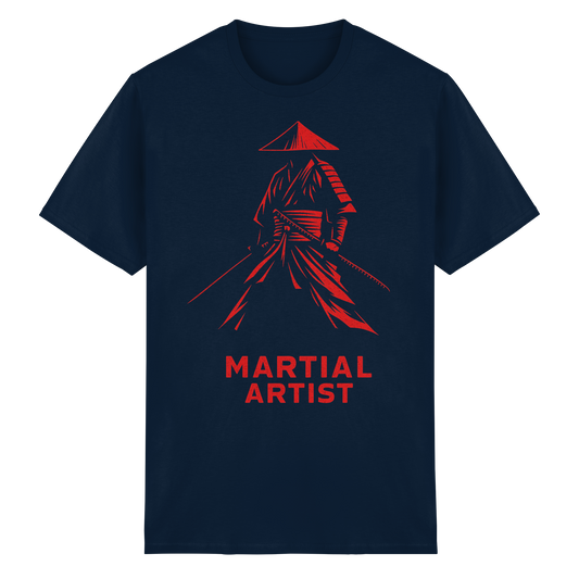 Martial Artist Samurai - Heavy Cotton T-Shirt