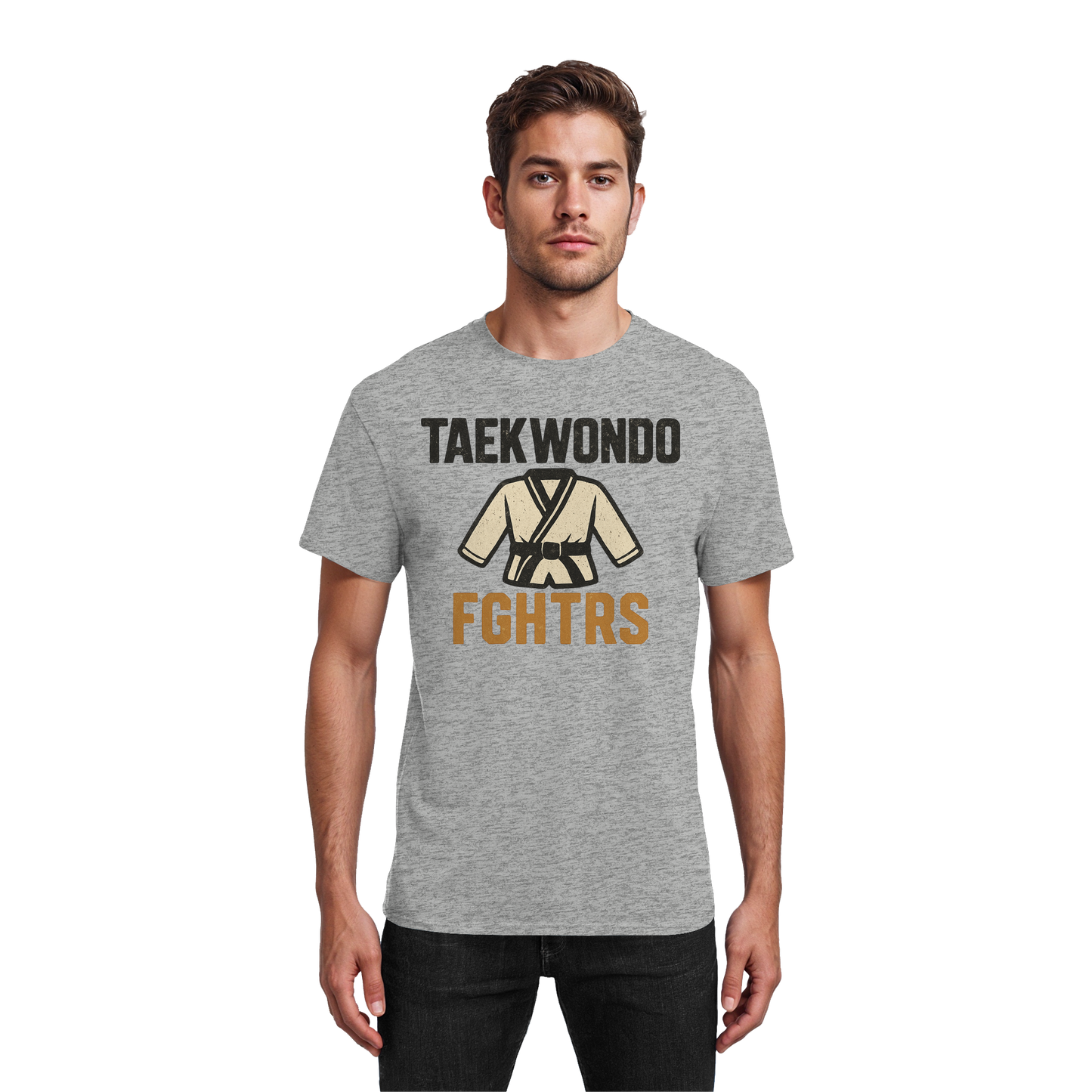 Taekwondo FGHTRS - Heavy Cotton T-Shirt
