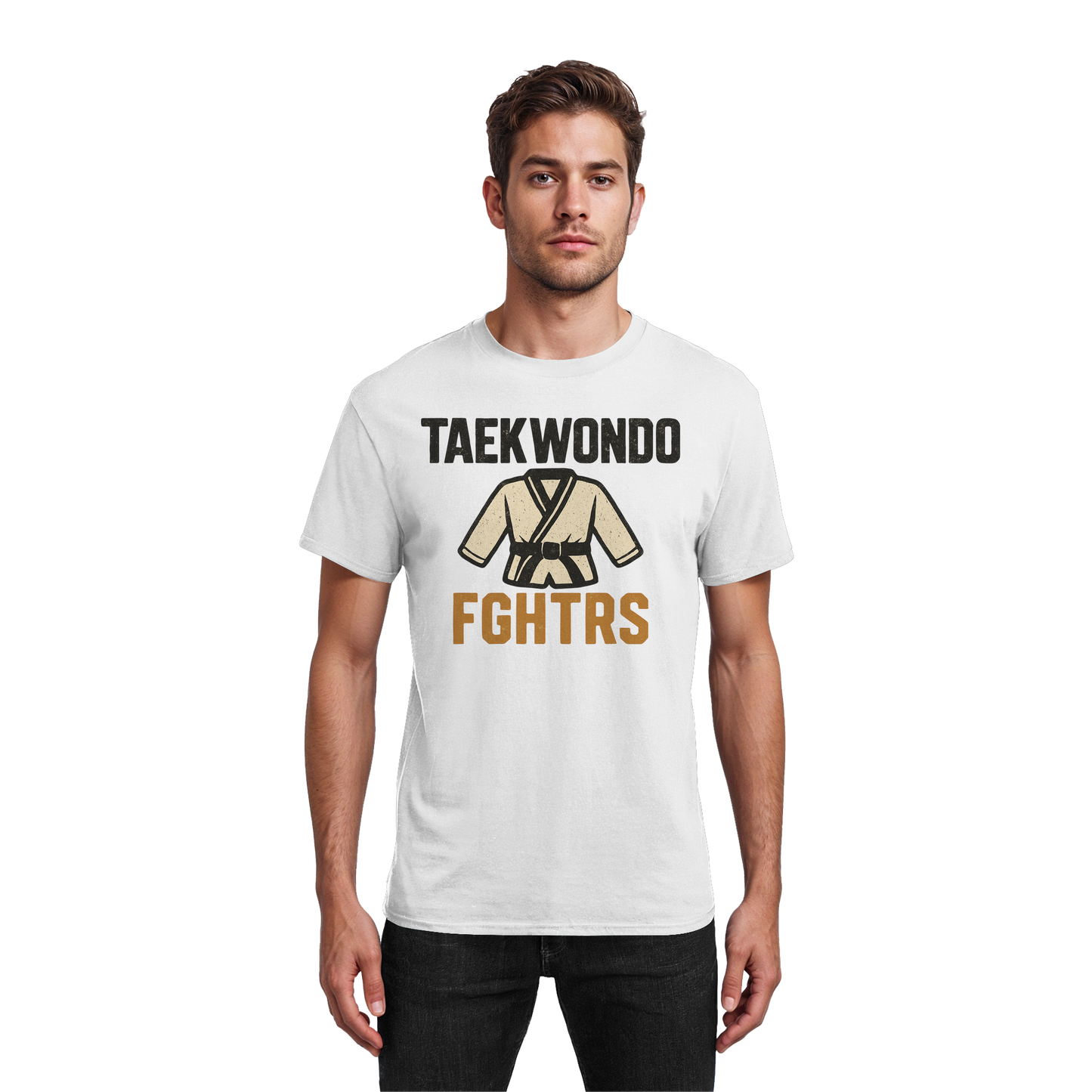 Taekwondo FGHTRS - Heavy Cotton T-Shirt
