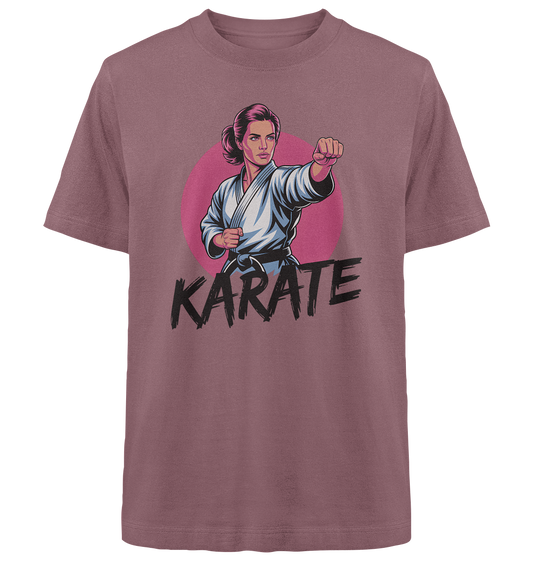 Karate Female Power - Heavy Oversized Organic Shirt