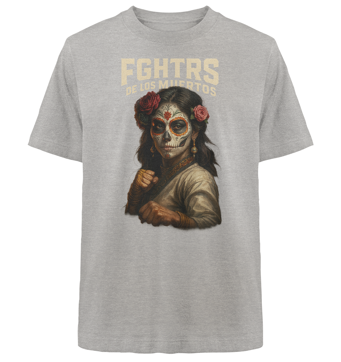 FGHTRS DE LOS MUERTOS  - Heavy Oversized Organic Shirt