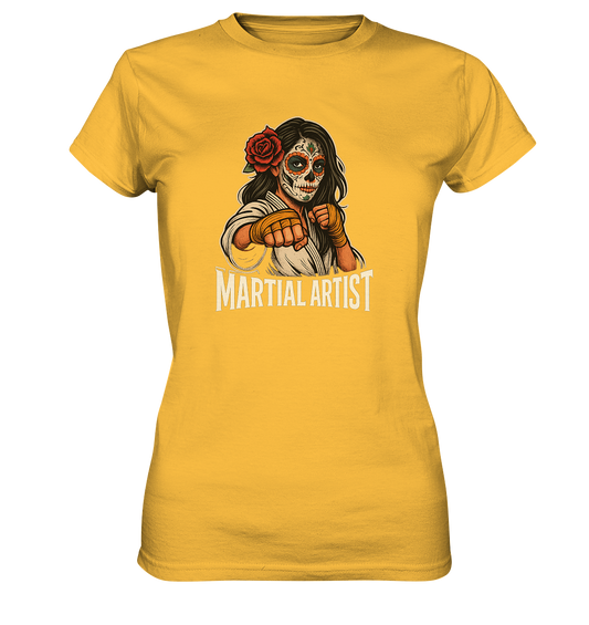 Martial Artist Dia de los Muertos - Ladies Premium Shirt